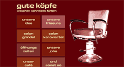 Desktop Screenshot of gutekoepfe.de