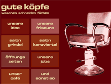Tablet Screenshot of gutekoepfe.de